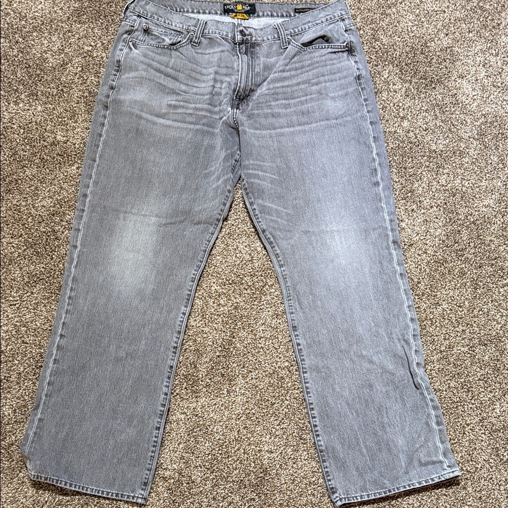 Lucky Brand Men's Gray Relaxed Jeans